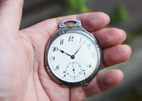 AT-40B　サンティミエ スクールウォッチ　 École d'horlogerie de Saint-Imier 　懐中時計 シルバーニエロ仕上げケース　希少