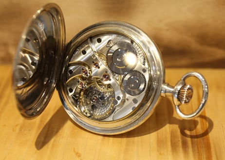 AV-29B Fabrique Diamant　ギョームテンプ　ヌーシャテル天文台クロノメーターコンクール出品ムーブメント　セット品  希少懐中時計