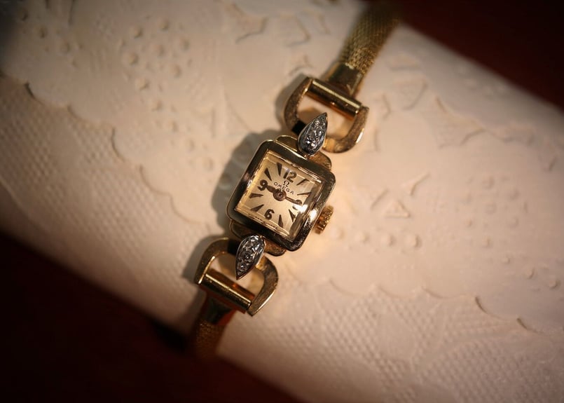 OH済み オメガ アンティーク 手巻き k14 レディース OH済み！ オメガ