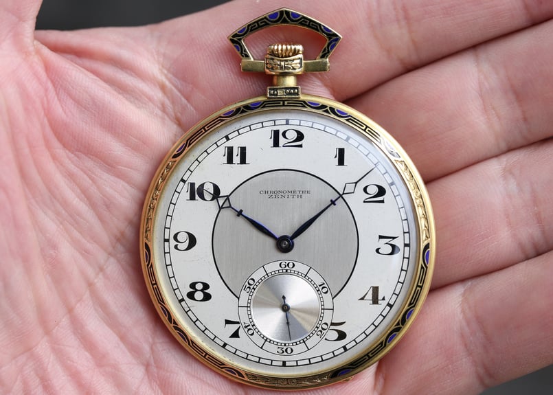 AX-59A ゼニス クロノメーター ZENITH Chronometre 薄型懐中時計