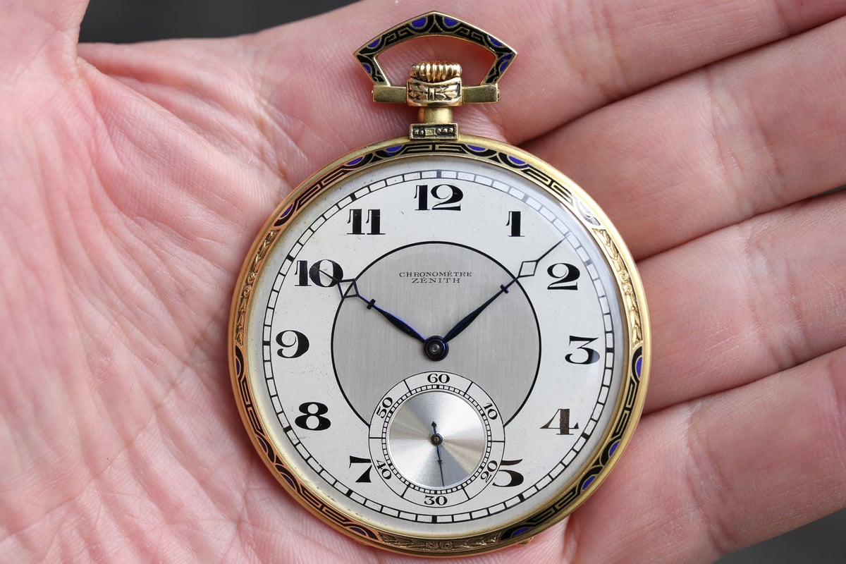 AX-59A ゼニス クロノメーター ZENITH Chronometre 薄型懐中時計