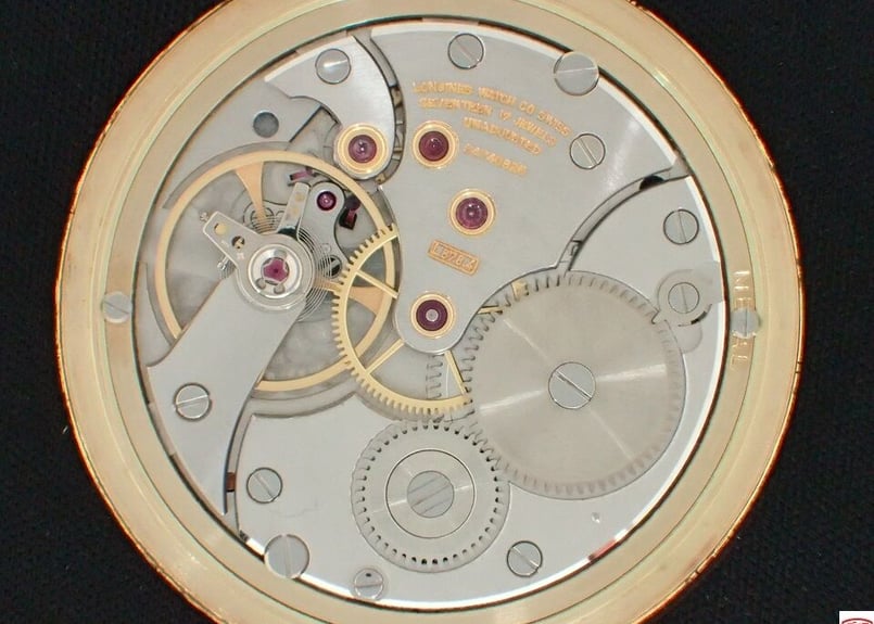 AV-26B ロンジン LONGINES K18YG彫金ケース Cal.878.4 懐中時計 AV-26B ロンジン LONGINES K18YG彫金ケース Cal.878.4 懐中時計