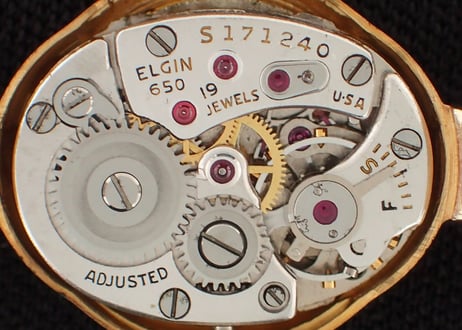 ＡN-67D　レディーエルジン 　LADY ELGIN　手巻き　K14YGケース　BOX付き