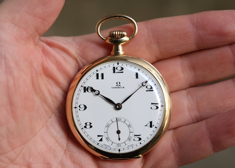 BA-51B オメガ OMEGA Cal.19.LB 懐中時計 K18YG | アンティー