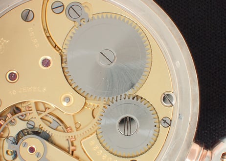 BA-34B  オメガ　ベルメイユ仕上げ　OMEGA　Vermeil　Cal.19LB.T1　懐中時計