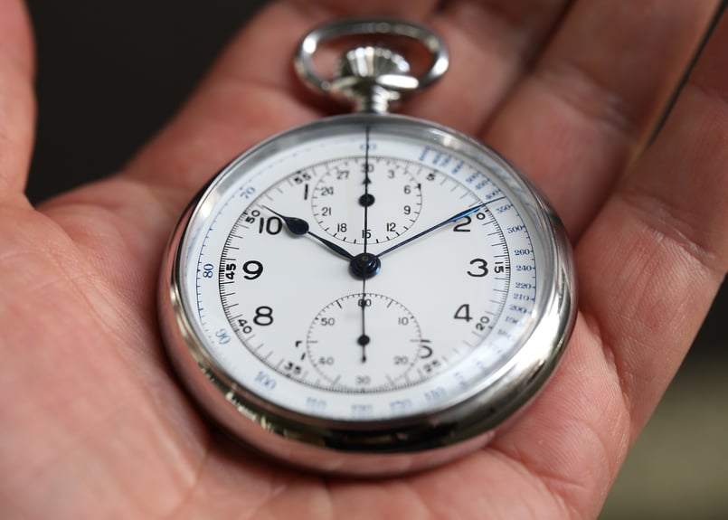 AS-89B ホイヤー HEUER クロノグラフ懐中時計 バルジューCal.5