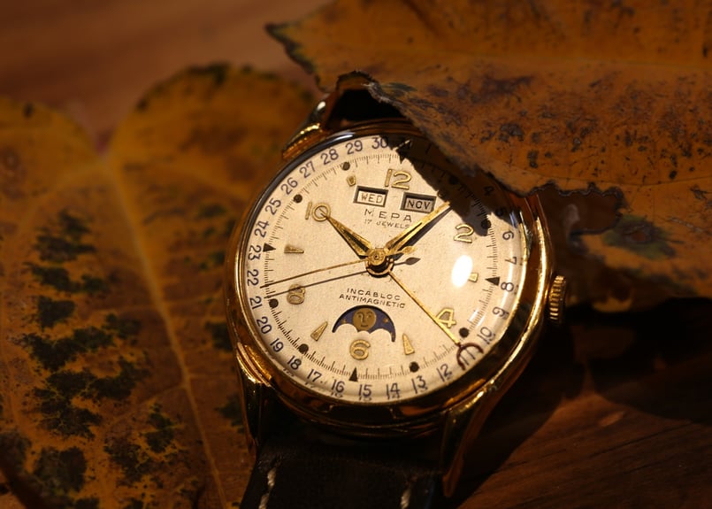 AZ-51D MEPA WATCH トリプルカレンダームーンフェイズ 手巻き