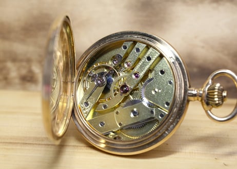 BA-4B オーデマ・フレーレ  AUDEMARS FRERE  K14YG ハンターケース　懐中時計