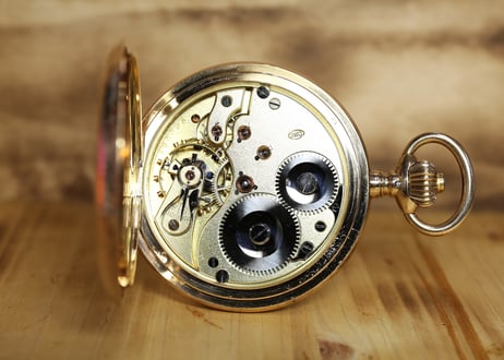 AZ-29B   IWC　International Watch Company 　Cal.53　K14RGハンターケース懐中時計
