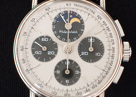 AZ-42B フィリップウォッチ　Philip Watch　カレンダー　ムーンフェイズ　クロノグラフ　Cal.1883　手巻き