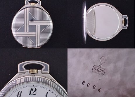 AT-40B　サンティミエ スクールウォッチ　 École d'horlogerie de Saint-Imier 　懐中時計 シルバーニエロ仕上げケース　希少