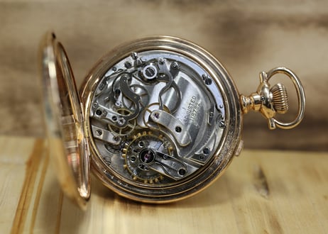 AR-92D  アガシ　ラトラパンテ クロノグラフ  AGASSIZ　Rattrapante Chronograph　懐中時計