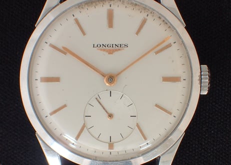 BA-38B  ロンジン  LONGINES　手巻き　Cal.12.68Z　スモールセコンド  スケルトン裏蓋付属