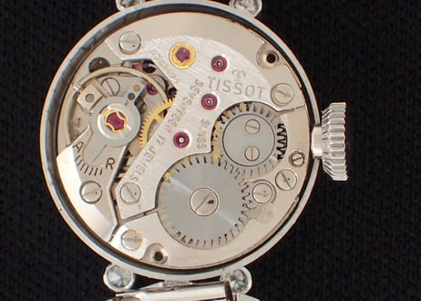 ＡL-26B　ティソ　TISSOT　K14WG・4Pダイヤケース　手巻き　レディース