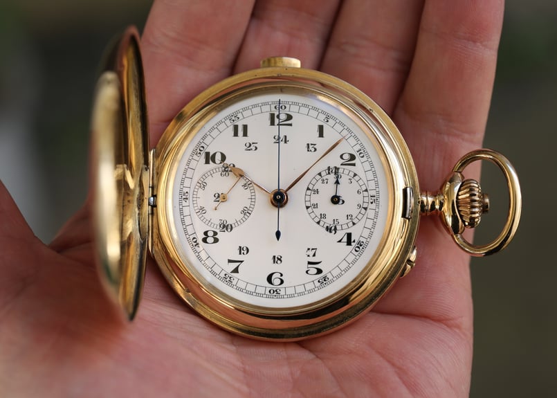 AT-41B ホイヤー クロノグラフ HEUER chronograph 懐中時計 K14