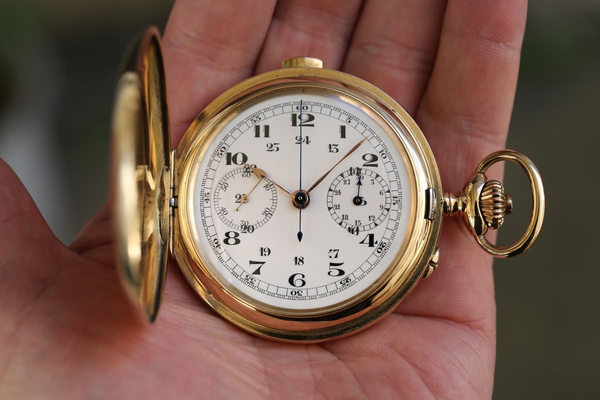 AT-41B ホイヤー クロノグラフ HEUER chronograph 懐中時計 K14