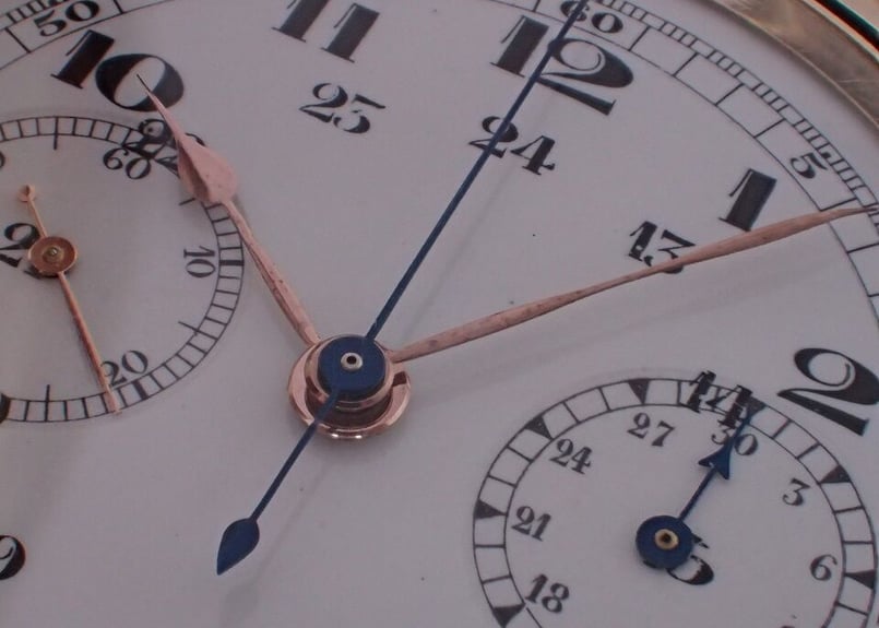 AT-41B ホイヤー HEUER クロノグラフ懐中時計 K14YGハンター