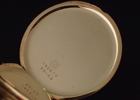 BA-6B  ティファニー　Tiffany & Co　懐中時計　K18YGケース