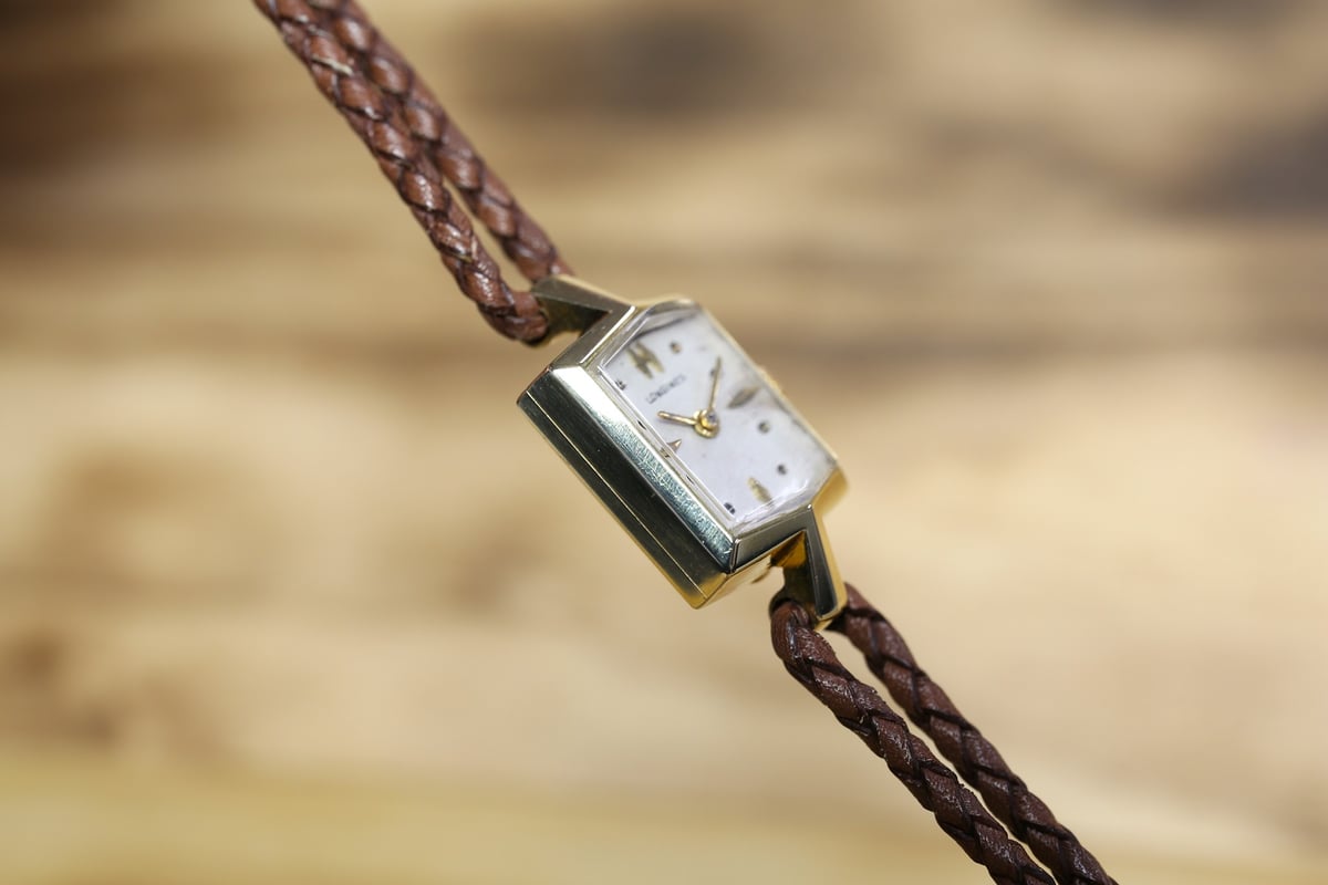 AM-65C ロンジン LONGINES レディース 手巻き K14YG
