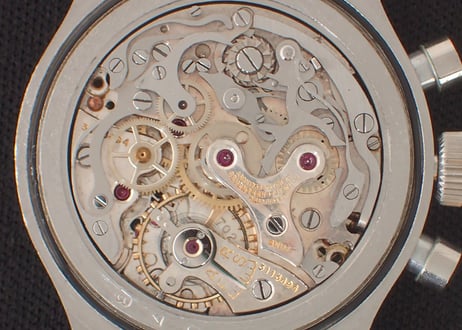AU-41B　ホイヤー  Heuer  ベビークロノグラフ　Cal.69　ブラックダイヤル