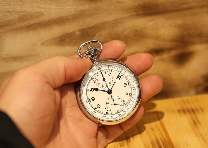 AS-89B ホイヤー HEUER クロノグラフ懐中時計 バルジューCal.5