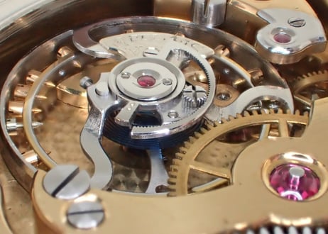 AV-29B Fabrique Diamant　ギョームテンプ　ヌーシャテル天文台クロノメーターコンクール出品ムーブメント　セット品  希少懐中時計