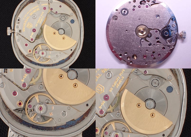 AZ-24B ユニバーサルジュネーブ UNIVERSAL GENEVE ホワイトシャドー