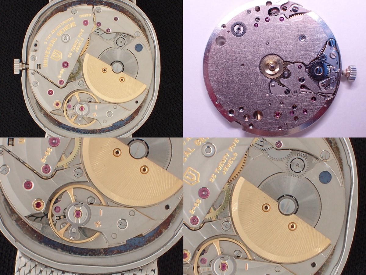 ゲイフレアー 71年製 UG ユニバーサルジュネーブ 純正 SSブレス 18mm ゲイフレアー 71年製 UG ユニバーサルジュネーブ 純正 SSブレス 18mm