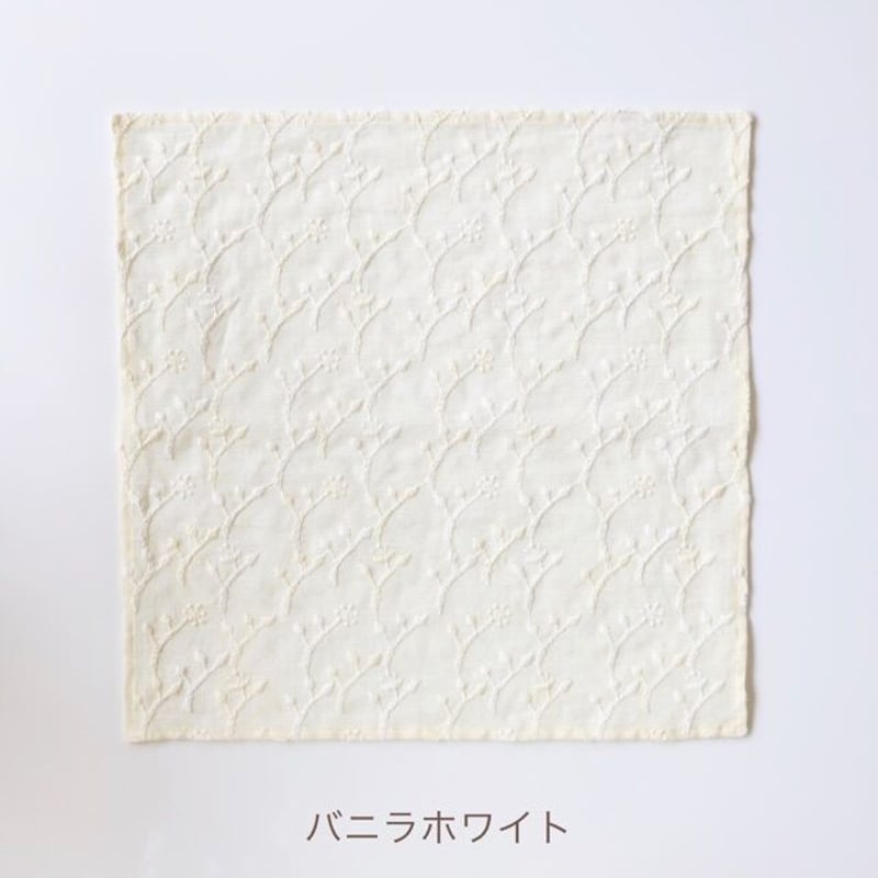 ★専用★234.リネンのハンカチ　ツリー柄　B ２枚 タオルハンカチ ニャンコシリーズ 毛並み 25cm×25cm 茶トラ サバトラ