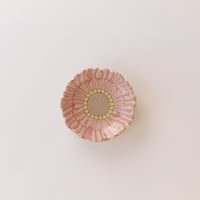 [田中ちあき]花豆皿・ピンク