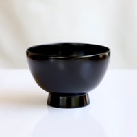 [赤木明登]輪島塗　能登飯椀　黒