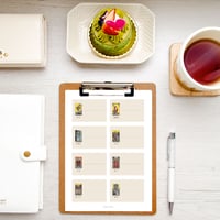 自分だけのタロットワード記録ノート｜リフィル｜DL商品