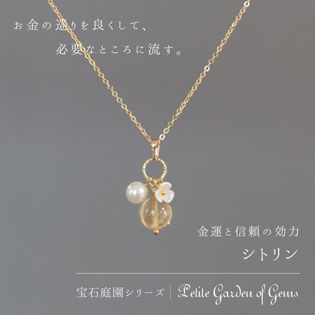 宝石庭園シリーズ｜選べる天然石のネックレス 恋愛 金 浄化 ヒーリング 癒し ギフト 誕生日 レディース 上品 シンプル