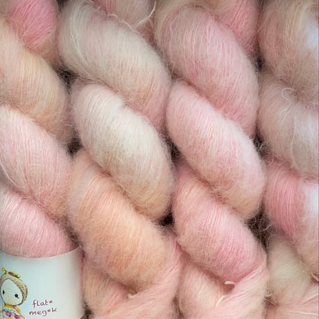 Suri Silk Fluffy/ 白桃と桜