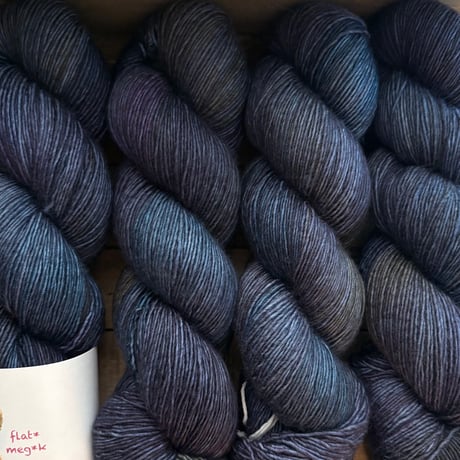 【受注販売】Single Merino/ 黒曜石
