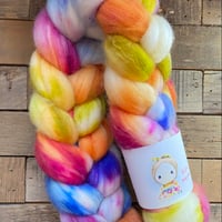 手染め羊毛スライバー〈ソックウール〉/ Tropical Fruits Market