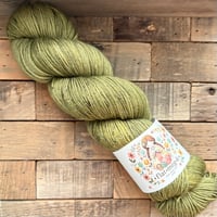 【受注販売】ソックヤーン/ 濃抹茶
