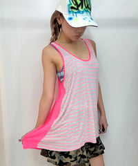 vintage sheer neon pink