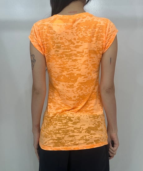 vintage neon anchor motif tops