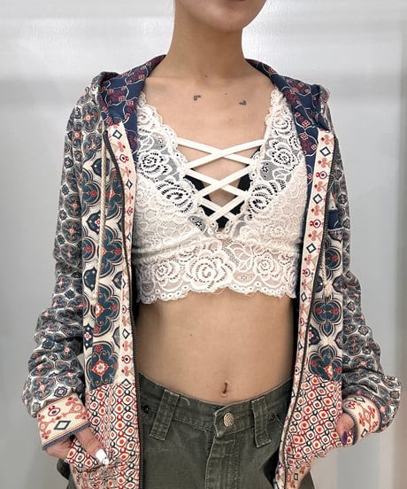 vintage cropped race camisole