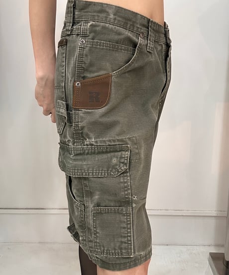 vintage Wrangler khaki cargo half pants