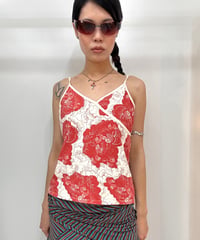 00s OLD NAVY cherry blossom wrap cami