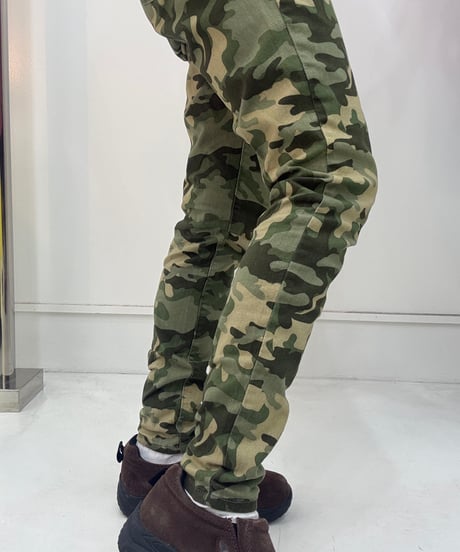 vintage camo skinny pants