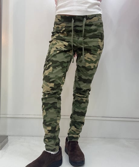 vintage camo skinny pants
