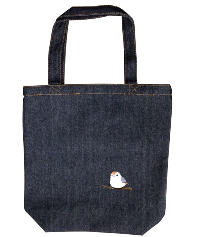デニムトート（M） | ［シマエナガのグッズ］EBS Sognatrice.