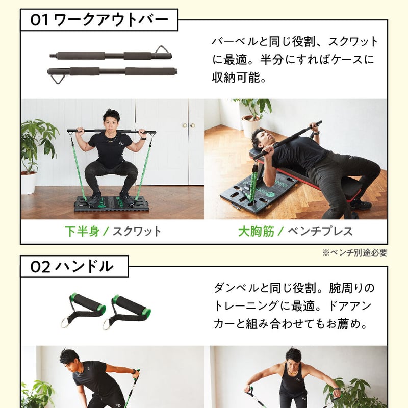 トレーニング用品BODYBOSS BODYBOSS 2.0 ポータブルフィットネスジム