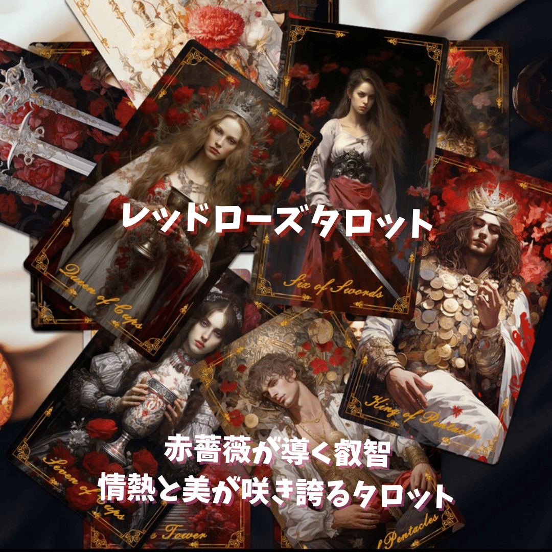 レッドローズタロットカード｜正規輸入品 | タロクル｜TaroCle (海外