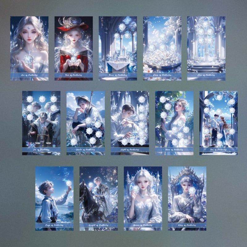 残り1点のみ✨入手困難な海外デッキ✨クリスタルの愛のタロットカード 残り1点のみ✨入手困難な海外デッキ✨クリスタルの愛のタロット