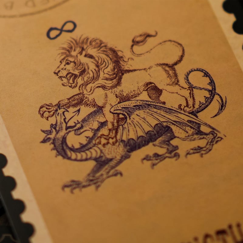 ヴィンテージ切手風のタロットカード｜正規輸入品 | タロクル