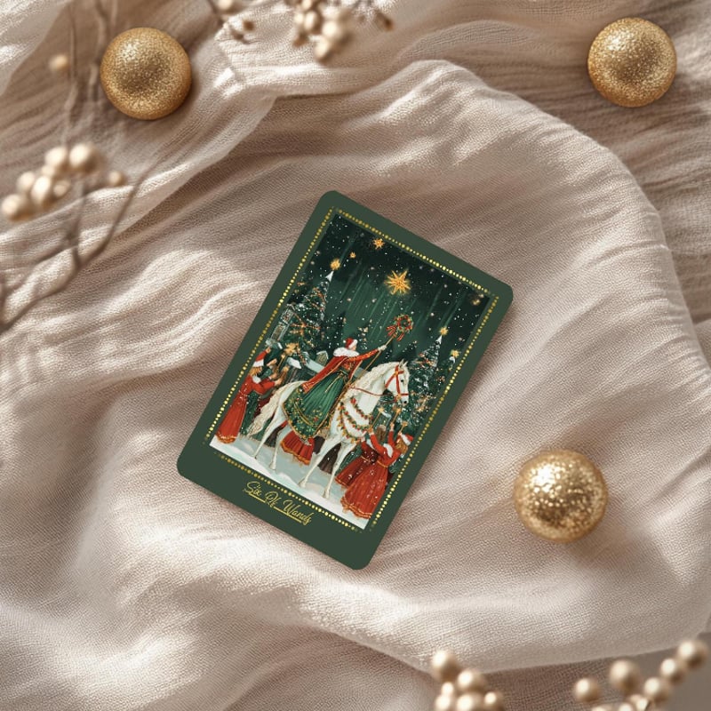 【正規品タロットカード】美麗アート×グリーン✨ウインターワンダーランドタロット グリーン ウィッチ タロット The Green Witch Tarot タロットカード 78